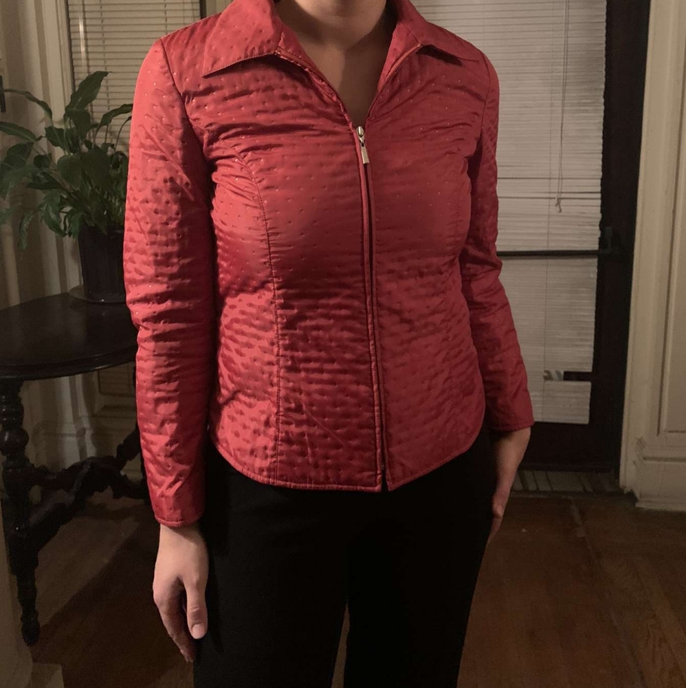 Talbot's Coral Fashion Windbreaker